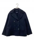 'S Max Maraエスマックスマーラ）の古着「ヴァージンウールショートコート」｜ネイビー