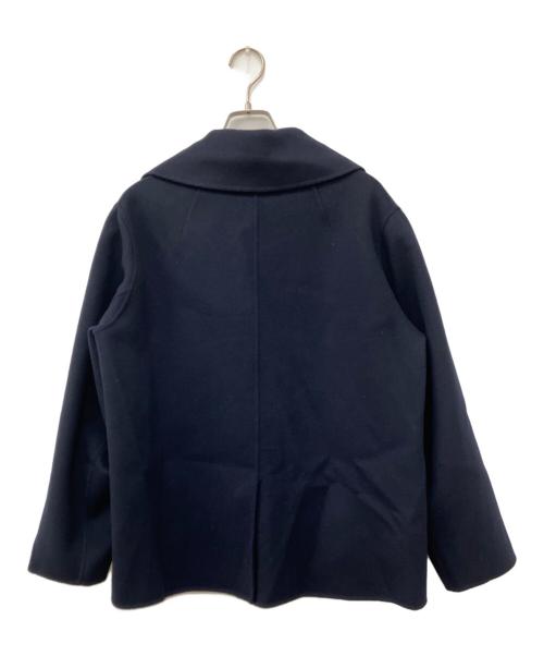 'S Max Mara（エスマックスマーラ）'S Max Mara (エスマックスマーラ) ヴァージンウールショートコート ネイビー サイズ:SIZE 42の古着・服飾アイテム