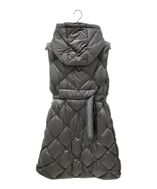 MaxMara（マックスマーラ）MaxMara (マックスマーラ) Water-Repellent Midi Gilet Women Blu グレー サイズ:40の古着・服飾アイテム