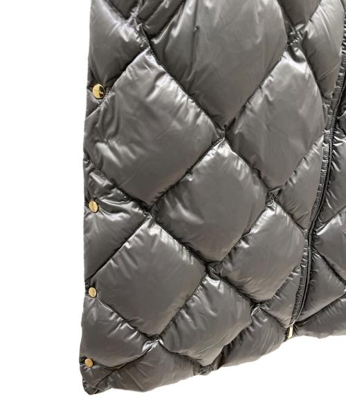 MaxMara（マックスマーラ）MaxMara (マックスマーラ) Water-Repellent Midi Gilet Women Blu グレー サイズ:40の古着・服飾アイテム