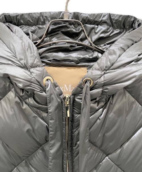 MaxMara（マックスマーラ）MaxMara (マックスマーラ) Water-Repellent Midi Gilet Women Blu グレー サイズ:40の古着・服飾アイテム