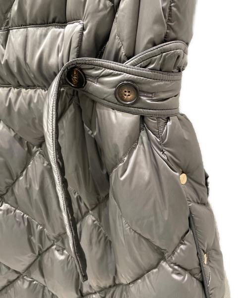 MaxMara（マックスマーラ）MaxMara (マックスマーラ) Water-Repellent Midi Gilet Women Blu グレー サイズ:40の古着・服飾アイテム