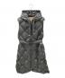 MaxMara（マックスマーラ）の古着「Water-Repellent Midi Gilet Women Blu」｜グレー