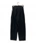 Mame Kurogouchi (マメクロゴウチ) Dry Touch Cotton High Waisted Trousers/ドライタッチコットンハイウエストトラウザーズ ブラック サイズ:1：23000円
