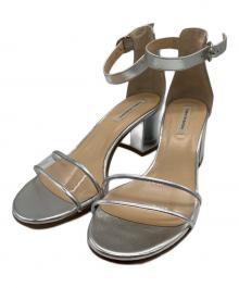 FABIO RUSCONI（ファビオルスコーニ）の古着「クロスデザインサンダル」｜シルバー