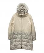 HERNOヘルノ）の古着「ウール切替ダウンコート」｜アイボリー