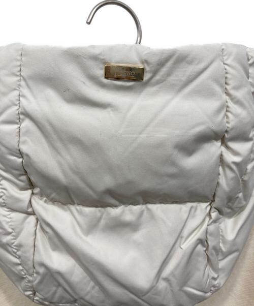 HERNO（ヘルノ）HERNO (ヘルノ) ウール切替ダウンコート アイボリー サイズ:44の古着・服飾アイテム