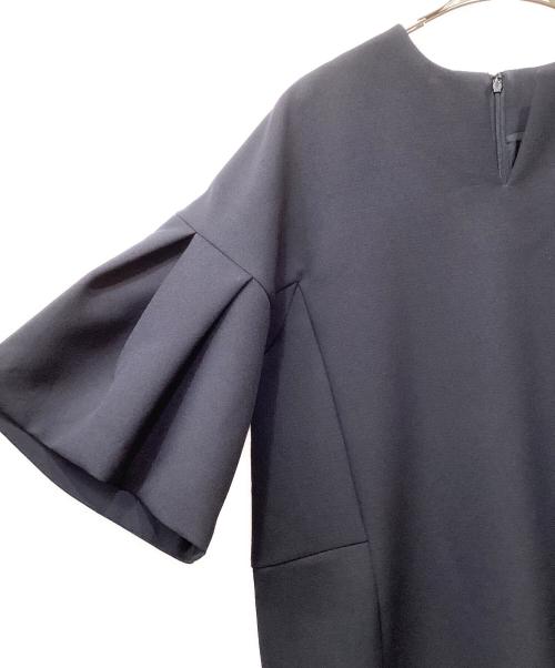 martinique（マルティニーク）martinique (マルティニーク) トリプルジョーゼットワンピース ネイビー サイズ:不明の古着・服飾アイテム
