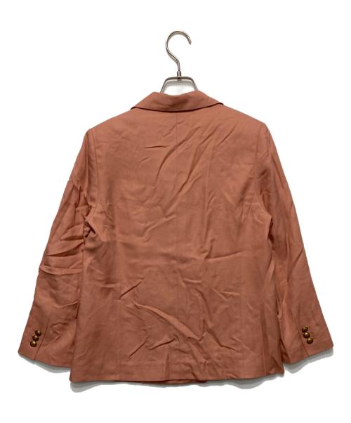 Mila Owen（ミラオーウェン）Mila Owen (ミラオーウェン) リネン金釦ブレザー ピンクの古着・服飾アイテム