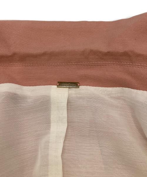 Mila Owen（ミラオーウェン）Mila Owen (ミラオーウェン) リネン金釦ブレザー ピンクの古着・服飾アイテム