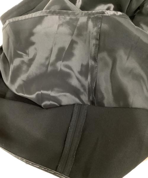 Aveniretoile（アベニールエトワール）Aveniretoile (アベニールエトワール) ダブルクロスタックフレアスカート ブラック サイズ:36の古着・服飾アイテム