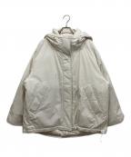 Spick and Spanスピックアンドスパン）の古着「撥水フーデッドダウンハーフコート」｜ホワイト