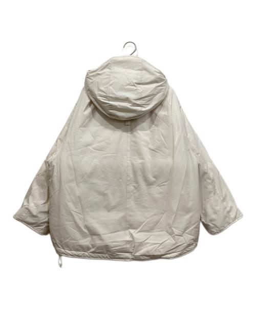Spick and Span（スピックアンドスパン）Spick and Span (スピックアンドスパン) 撥水フーデッドダウンハーフコート ホワイト サイズ:36の古着・服飾アイテム
