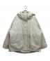 Spick and Span（スピックアンドスパン）の古着「撥水フーデッドダウンハーフコート」｜ホワイト