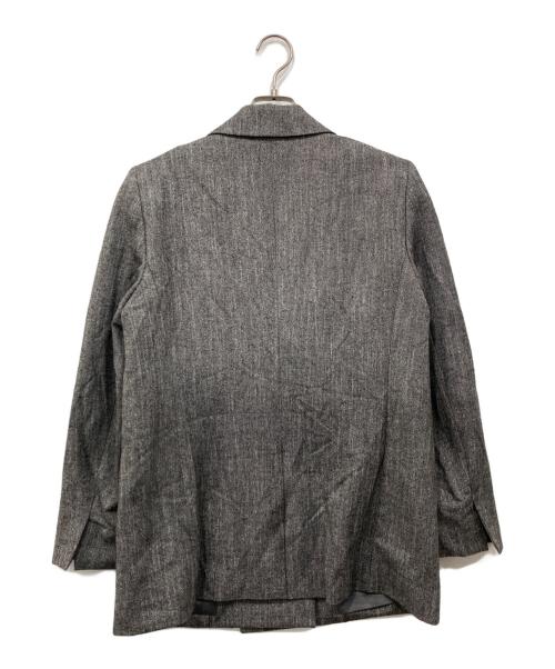 UNTITLED（アンタイトル）UNTITLED (アンタイトル) ミックスツイード ダブルブレストジャケット グレー サイズ:2の古着・服飾アイテム