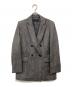 UNTITLED（アンタイトル）の古着「ミックスツイード ダブルブレストジャケット」｜グレー