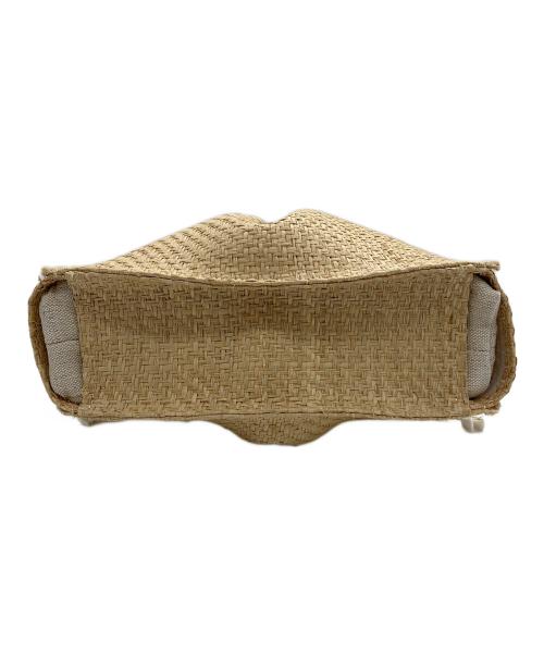 LUDLOW（ラドロー）LUDLOW (ラドロー) ラフィア巾着バッグ ベージュ 未使用品の古着・服飾アイテム