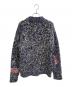 JIL SANDER (ジルサンダー) ウールジャガードセーター ブルー×ブラック サイズ:46：20000円