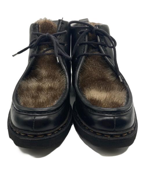 PARABOOT（パラブーツ）PARABOOT (パラブーツ) レースアップブーツ ブラック サイズ:7の古着・服飾アイテム