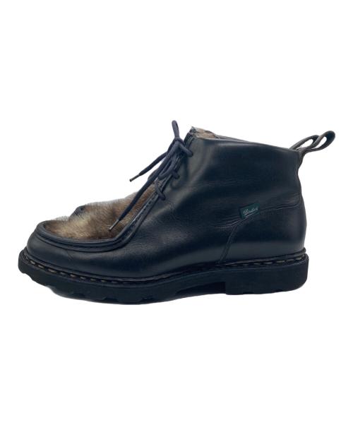 PARABOOT（パラブーツ）PARABOOT (パラブーツ) レースアップブーツ ブラック サイズ:7の古着・服飾アイテム