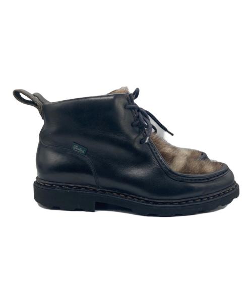 PARABOOT（パラブーツ）PARABOOT (パラブーツ) レースアップブーツ ブラック サイズ:7の古着・服飾アイテム
