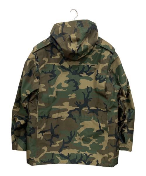 eYe COMME des GARCONS JUNYAWATANABE MAN（アイ コム デ ギャルソン ジュンヤ ワタナベ マン）eYe COMME des GARCONS JUNYAWATANABE MAN (アイ コム デ ギャルソン ジュンヤ ワタナベ マン) GORE-TEX PRINT LAMINATE JACKET オリーブ サイズ:Lの古着・服飾アイテム