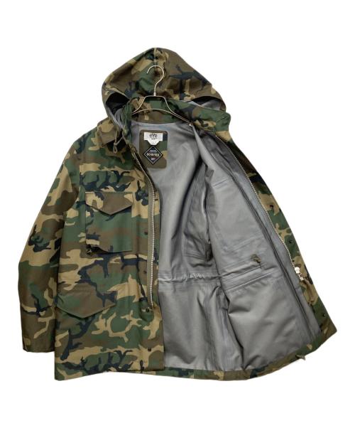 eYe COMME des GARCONS JUNYAWATANABE MAN（アイ コム デ ギャルソン ジュンヤ ワタナベ マン）eYe COMME des GARCONS JUNYAWATANABE MAN (アイ コム デ ギャルソン ジュンヤ ワタナベ マン) GORE-TEX PRINT LAMINATE JACKET オリーブ サイズ:Lの古着・服飾アイテム