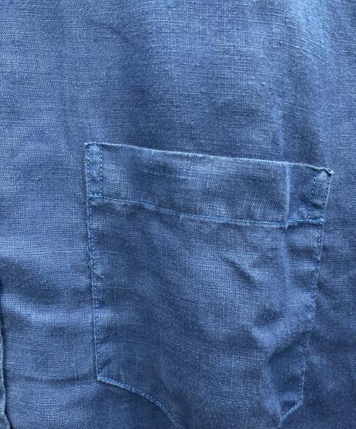 Frank&Eileen（フランクアンドアイリーン）Frank&Eileen (フランクアンドアイリーン) リネンシャツ ブルー サイズ:Lの古着・服飾アイテム