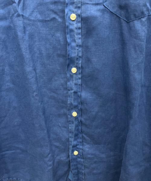 Frank&Eileen（フランクアンドアイリーン）Frank&Eileen (フランクアンドアイリーン) リネンシャツ ブルー サイズ:Lの古着・服飾アイテム