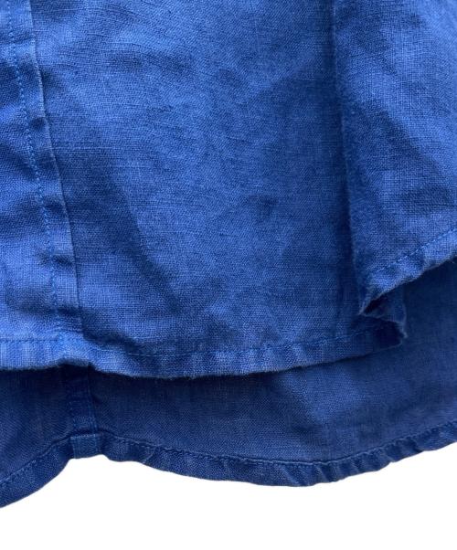Frank&Eileen（フランクアンドアイリーン）Frank&Eileen (フランクアンドアイリーン) リネンシャツ ブルー サイズ:Lの古着・服飾アイテム