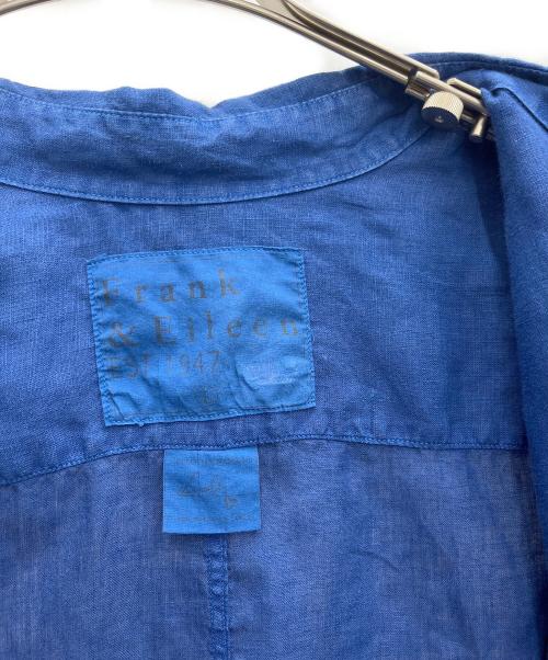 Frank&Eileen（フランクアンドアイリーン）Frank&Eileen (フランクアンドアイリーン) リネンシャツ ブルー サイズ:Lの古着・服飾アイテム
