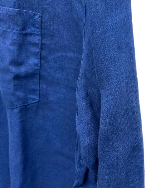 Frank&Eileen（フランクアンドアイリーン）Frank&Eileen (フランクアンドアイリーン) リネンシャツ ブルー サイズ:Lの古着・服飾アイテム