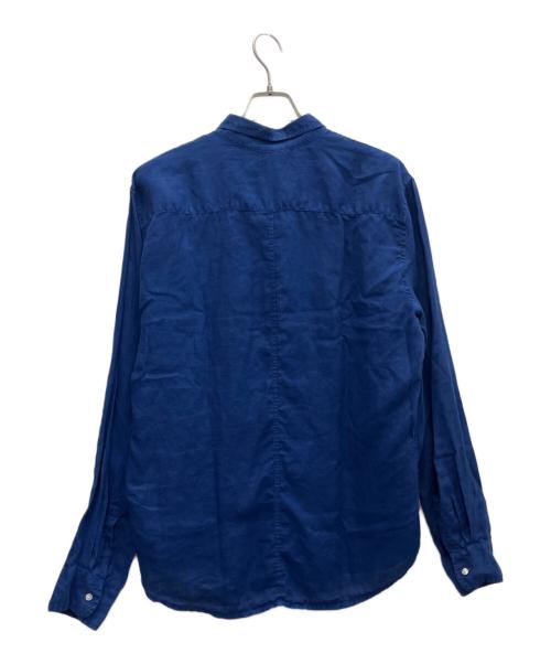 Frank&Eileen（フランクアンドアイリーン）Frank&Eileen (フランクアンドアイリーン) リネンシャツ ブルー サイズ:Lの古着・服飾アイテム