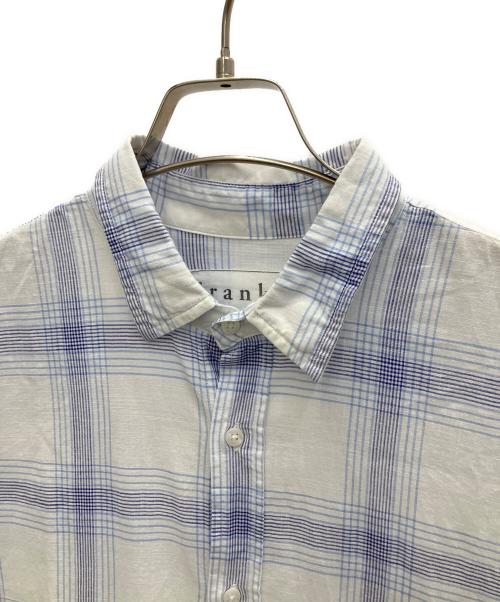 Frank&Eileen（フランクアンドアイリーン）Frank&Eileen (フランクアンドアイリーン) コットンチェックシャツ ホワイト サイズ:Lの古着・服飾アイテム