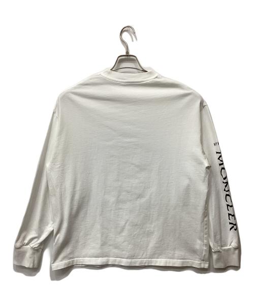 MONCLER GENIUS（モンクレール ジーニアス）MONCLER GENIUS (モンクレール ジーニアス) HYKE (ハイク) ロングスリーブカットソー ホワイト サイズ:Mの古着・服飾アイテム
