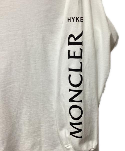 MONCLER GENIUS（モンクレール ジーニアス）MONCLER GENIUS (モンクレール ジーニアス) HYKE (ハイク) ロングスリーブカットソー ホワイト サイズ:Mの古着・服飾アイテム