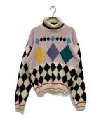 GIANNI VERSACEジャンニ・ヴェルサーチ）の古着「総柄ニット」｜マルチカラー