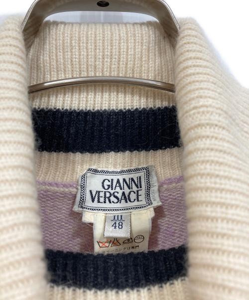GIANNI VERSACE（ジャンニ・ヴェルサーチ）GIANNI VERSACE (ジャンニ・ヴェルサーチ) 総柄ニット マルチカラー サイズ:48の古着・服飾アイテム