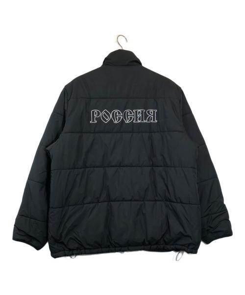 adidas（アディダス）adidas (アディダス) Gosha Rubchinskiy (ゴーシャラブチンスキー) PADDED DOWN JACKET ブラック サイズ:Mの古着・服飾アイテム