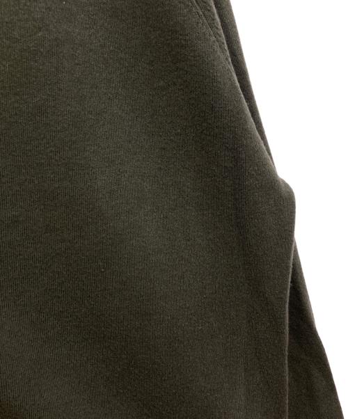 CABAN（キャバン）CABaN (キャバン) コットンカシミヤ バイカラーVネックカーディガン グリーン サイズ:mの古着・服飾アイテム