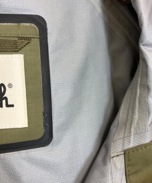 WOOLRICH（ウールリッチ）WOOLRICH (ウールリッチ) リップストップナイロン フィールドジャケット オリーブ サイズ:Mの古着・服飾アイテム