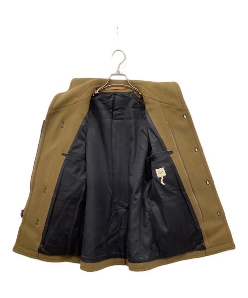 SCYEBASICS（サイベーシックス）SCYEBASICS (サイベーシックス) ウールカシミヤメルトンデッキジャケット ブラウン サイズ:38の古着・服飾アイテム