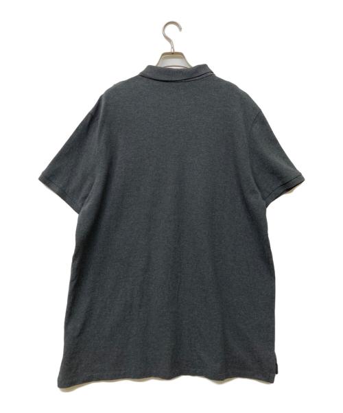 POLO RALPH LAUREN（ポロ・ラルフローレン）POLO RALPH LAUREN (ポロ・ラルフローレン) QRタグポニー刺繍ポロシャツ チャコールグレー サイズ:sizeXXLの古着・服飾アイテム