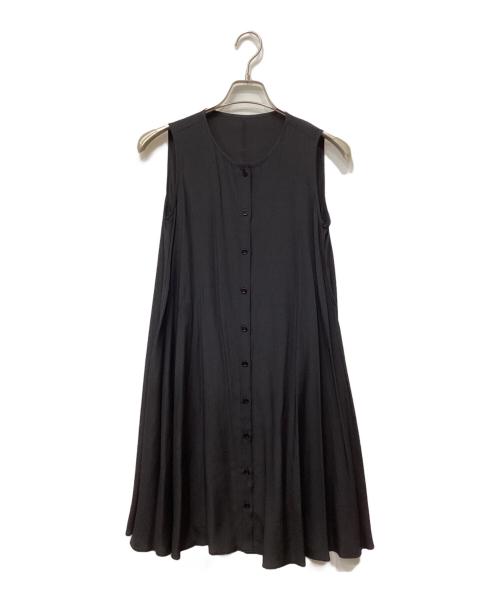 ANAYI（アナイ）ANAYI (アナイ) ノースリーブシルクワンピース ブラック サイズ:38 未使用品の古着・服飾アイテム
