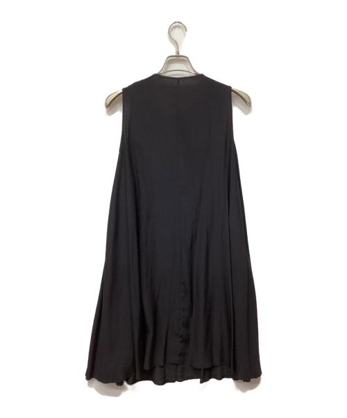 ANAYI（アナイ）ANAYI (アナイ) ノースリーブシルクワンピース ブラック サイズ:38 未使用品の古着・服飾アイテム