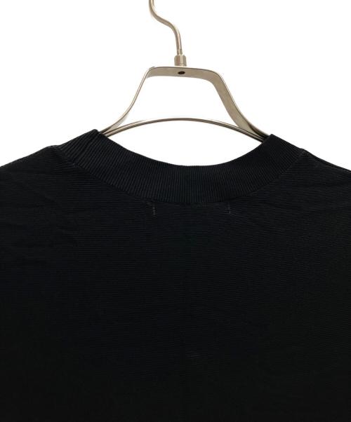 23区（ニジュウサンク）23区 (ニジュウサンク) レーヨンポリエステルストレッチ フレア ニット ブラック サイズ:SIZE38の古着・服飾アイテム