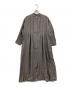 SLOW 23区（スロー23ク）の古着「ブライトリネン シャツ ワンピース」｜グレー