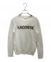 LACOSTE（ラコステ）の古着「ワッペンロゴニット」｜ホワイト