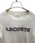 LACOSTE (ラコステ) ワッペンロゴニット ホワイト サイズ:SIZE36：3500円