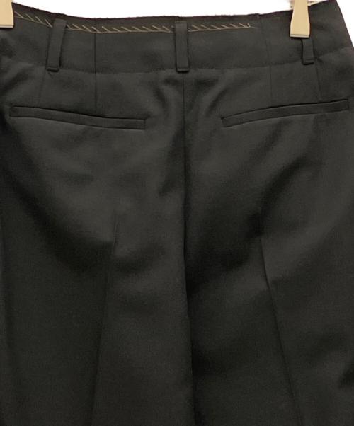 DES PRES（デ プレ）DES PRES (デ プレ) ウールレーヨンモヘヤ ワイドパンツ ブラック サイズ:34 未使用品の古着・服飾アイテム